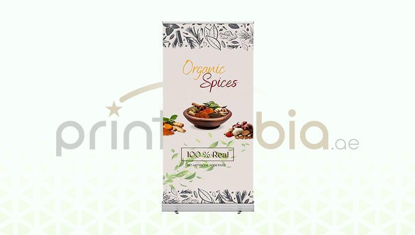 Roll up banner, large prints